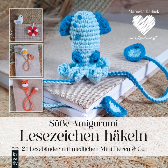 Süße Amigurumi Lesezeichen häkeln - Manuela Ballack