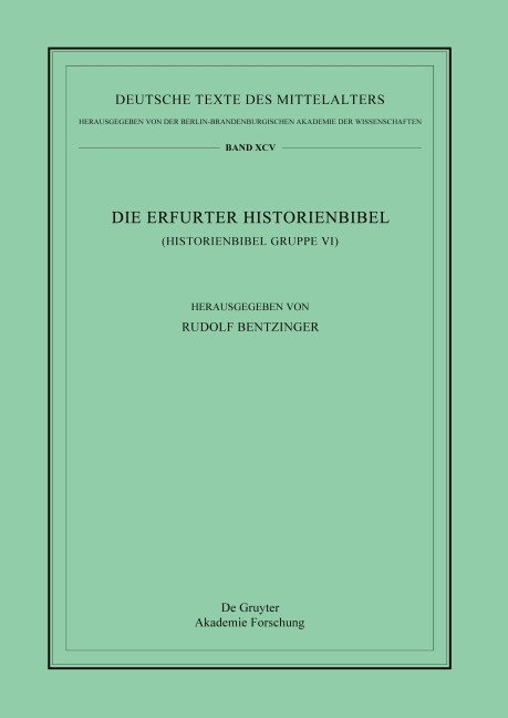 Die Erfurter Historienbibel - 
