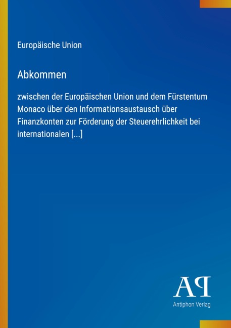 Abkommen - Europäische Union