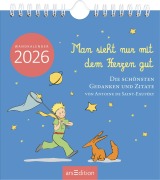 Cover-Bild zum Titel 'Wandkalender Man sieht nur mit dem Herzen gut 2026' von ''