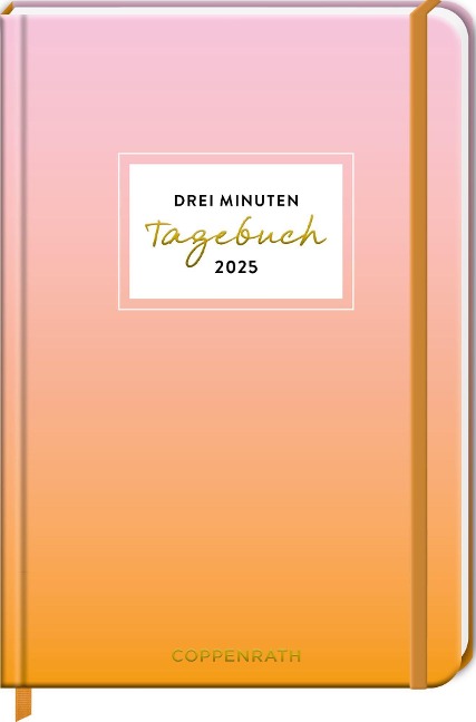 Großer Wochenkalender - 3 Minuten Tagebuch 2025 - Sonnenaufgang rosa - 