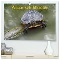 Wasserschildkröten (hochwertiger Premium Wandkalender 2024 DIN A2 quer), Kunstdruck in Hochglanz - Klaudia Kretschmann