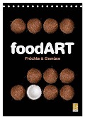 foodART - Früchte und Gemüse (Tischkalender 2025 DIN A5 hoch), CALVENDO Monatskalender - Marion Krätschmer