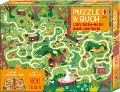 Puzzle & Buch: Labyrinthe-Reise durch den Wald - Kate Nolan, Sam Smith