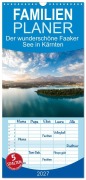 Cover-Bild zum Titel 'Familienplaner 2027 - Der wunderschöne Faaker See in Kärnten mit 5 Spalten (Wandkalender, 21 x 45 cm) CALVENDO' von 'Martin Dworschak'