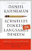 Cover-Bild zum Titel 'Schnelles Denken, langsames Denken' von 'Daniel Kahneman'