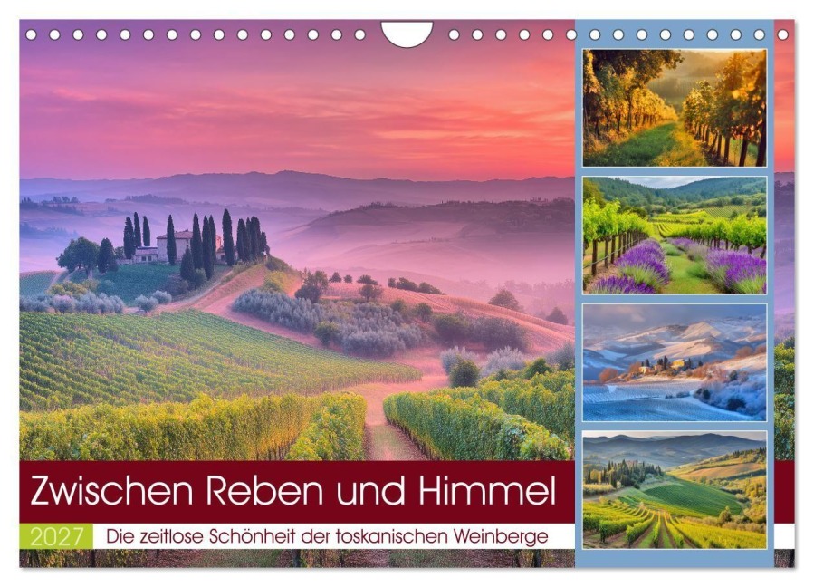 Zwischen Reben und Himmel (Wandkalender 2027 DIN A4 quer), CALVENDO Monatskalender - Steffen Gierok-Latniak