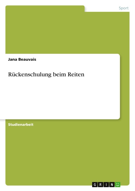 Rückenschulung beim Reiten - Jana Beauvais