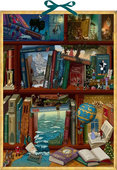 Wand-Adventskalender - Magie der Bücher -  Wand-Adventskalender - Magie der Bücher -