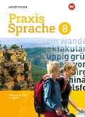 Cover-Bild zum Titel 'Praxis Sprache 8. Schulbuch. Differenzierende Ausgabe' von ''