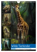Cover-Bild zum Titel 'Wilde Tierkinder (Wandkalender 2026 DIN A4 hoch), CALVENDO Monatskalender' von 'Steffen Gierok-Latniak'