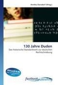 Cover-Bild zum Titel '130 Jahre Duden' von ''