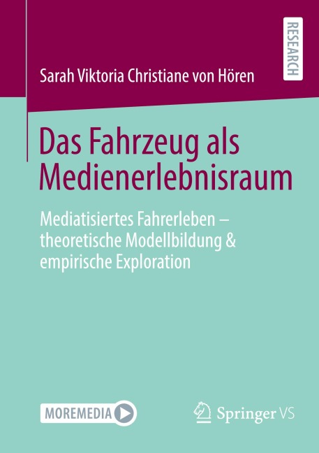 Das Fahrzeug als Medienerlebnisraum - Sarah Viktoria Christiane von Hören