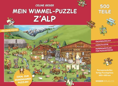 Mein Wimmel-Puzzle z'Alp - Celine Geser