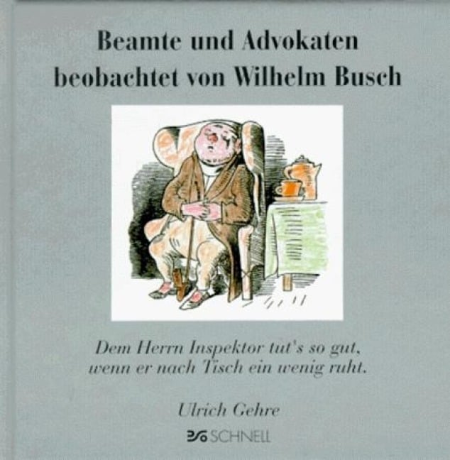 Beamte und Advokaten beobachtet von Wilhelm Busch - Wilhelm Busch