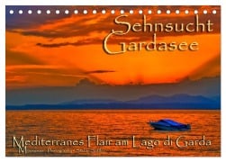 Cover-Bild zum Titel 'Sehnsucht Gardasee - Mediterranes Flair am Lago di Garda (Tischkalender 2026 DIN A5 quer), CALVENDO Monatskalender' von 'Stefan Sattler'