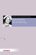 Cover-Bild zum Titel 'Zum Problem der Einfühlung' von 'Edith Stein'