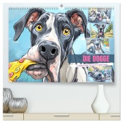 Die Dogge. Lustige Hunde Cartoons für gute Laune (hochwertiger Premium Wandkalender 2026 DIN A2 quer), Kunstdruck in Hochglanz - Rose Hurley
