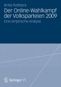 Cover-Bild zum Titel 'Der Online-Wahlkampf der Volksparteien 2009' von 'Britta Rottbeck'