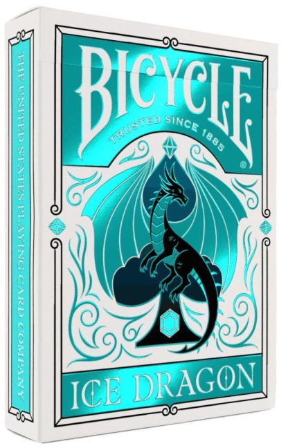 Bicycle® Ice Dragon (Designer Spielkarten, Poker, Skat...) - States United