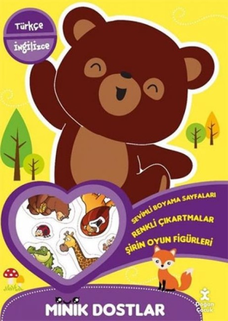 Minik Dostlar Ormanda Yürüyüs Boyama Kitabi - Kolektif