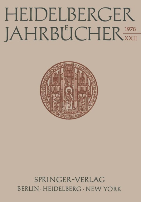Heidelberger Jahrbücher - 