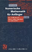 Cover-Bild zum Titel 'Numerische Mathematik für Anfänger' von 'Gerhard Opfer'