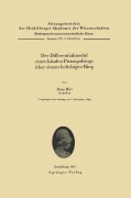 Cover-Bild zum Titel 'Der Differentialmodul eines lokalen Prinzipalrings über einem beliebigen Ring' von 'H. Hirt'