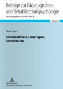 Cover-Bild zum Titel 'Lernermerkmale, Lernertypen, Lernverhalten' von 'Ulrike Quast'