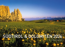 Cover-Bild zum Titel 'Südtirol und Dolomiten Exklusivkalender 2026' von ''