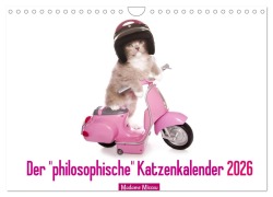 Der "philosophische" Katzenkalender 2026 (Wandkalender 2026 DIN A4 quer), CALVENDO Monatskalender - Madame Missou