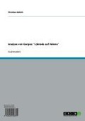 Cover-Bild zum Titel 'Analyse von Gorgias "Lobrede auf Helena"' von 'Christian Gülisch'