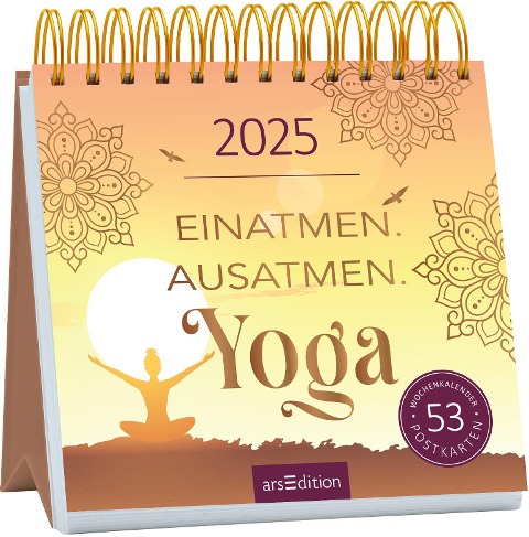 Postkartenkalender Einatmen. Austamen. Yoga. 2025 - 