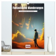 Cover-Bild zum Titel 'Fantastische Wanderungen (hochwertiger Premium Wandkalender 2026 DIN A2 hoch), Kunstdruck in Hochglanz' von 'Christine Aka Stine1'