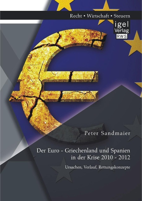 Der Euro - Griechenland und Spanien in der Krise 2010 - 2012: Ursachen, Verlauf, Rettungskonzepte - Peter Sandmaier