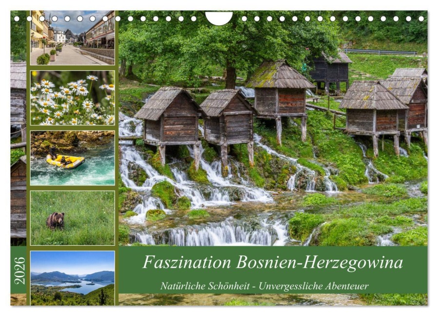 Faszination Bosnien-Herzegowina (Wandkalender 2026 DIN A4 quer), CALVENDO Monatskalender - Ursula Di Chito