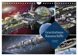 Cover-Bild zum Titel 'Gravitations-Raumschiffe (Wandkalender 2027 DIN A4 quer), CALVENDO Monatskalender' von 'Torsten Irmer'