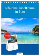 Cover-Bild zum Titel 'Tischplaner 2027 - Kefalonia, Inseltraum in Blau (A5 Tischkalender zum Aufstellen) CALVENDO' von 'Elisabeth Horak-Auer'