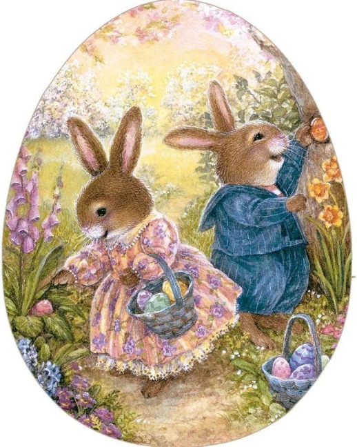Ei-Puzzle Frohe Ostern - 60 Teile - 