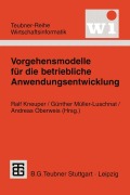 Cover-Bild zum Titel 'Vorgehensmodelle für die betriebliche Anwendungsentwicklung' von ''