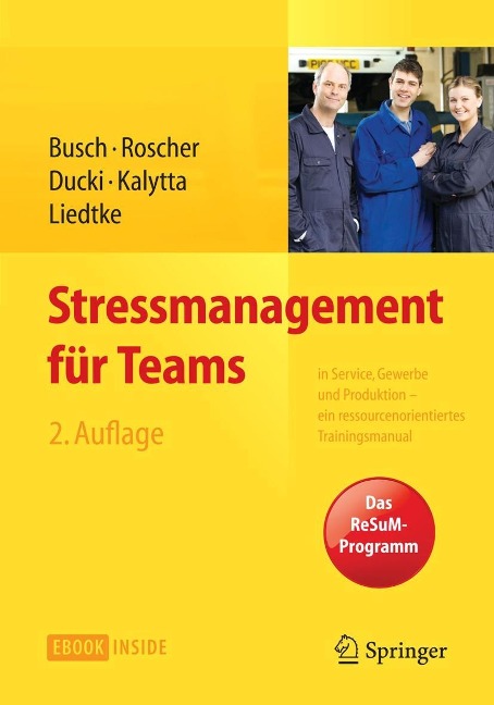 Stressmanagement für Teams - Christine Busch, Susanne Roscher, Antje Ducki, Tanja Kalytta, Gunnar Liedtke