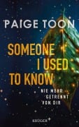 Cover-Bild zum Titel 'Someone I Used to Know' von 'Paige Toon'