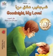Cover-Bild zum Titel 'Goodnight, My Love! (Dari English Bilingual Children's Book)' von 'Shelley Admont, Kidkiddos Books'