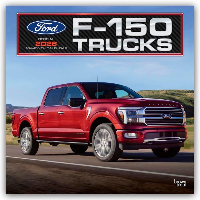 Ford F-150 Trucks 2026 - 16-Monatskalender - Browntrout Publishers