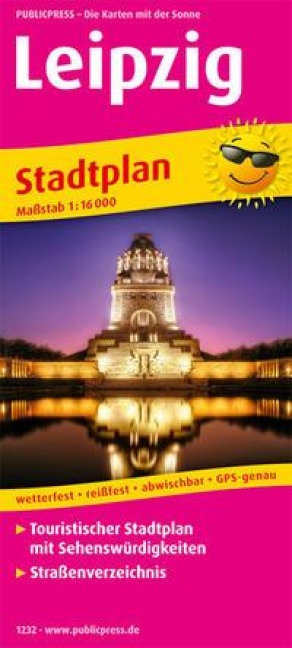 Leipzig. Stadtplan 1:16 000 - 