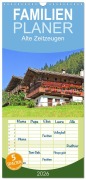 Familienplaner 2026 - Alte Zeitzeugen mit 5 Spalten (Wandkalender, 21 x 45 cm) CALVENDO - Klaus Scholz