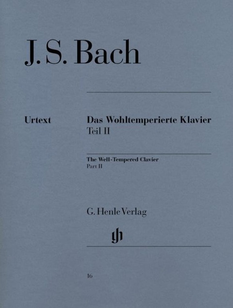The Well-Tempered Clavier Part II BWV 870-893 - Johann Sebastian Bach