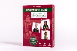 Codewort: Mord. Gefangen im Leuchtturm. Krimidinner-Rollenspiel und Kochbuch. Für 6 Spieler ab 12 Jahren. - Juli Hemken