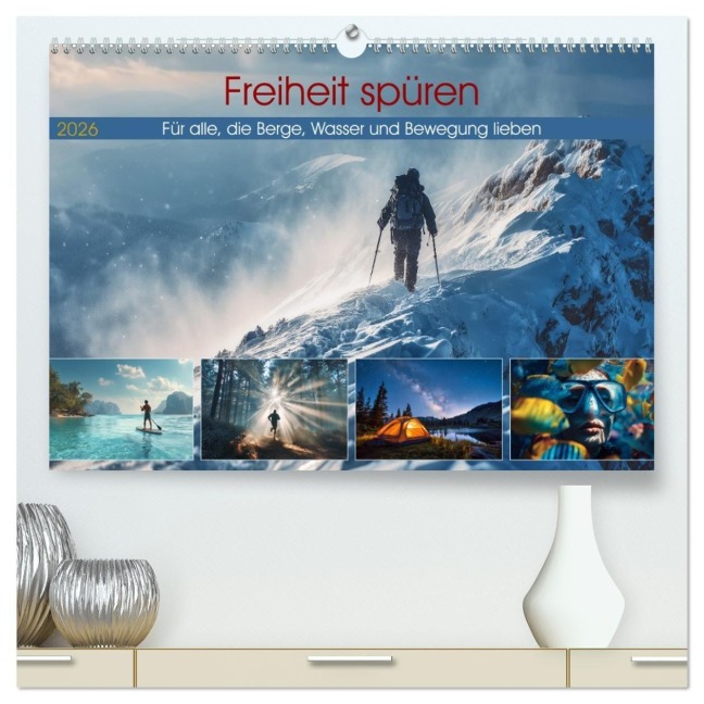 Freiheit spüren (hochwertiger Premium Wandkalender 2026 DIN A2 quer), Kunstdruck in Hochglanz - Steffen Gierok-Latniak
