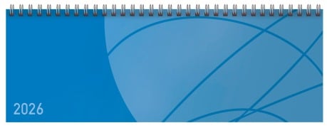 Tischkalender quer Professional Colourlux 2026 blau - 